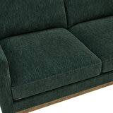 Henredon, Sofá Reversible De Tela Estilo Chaise