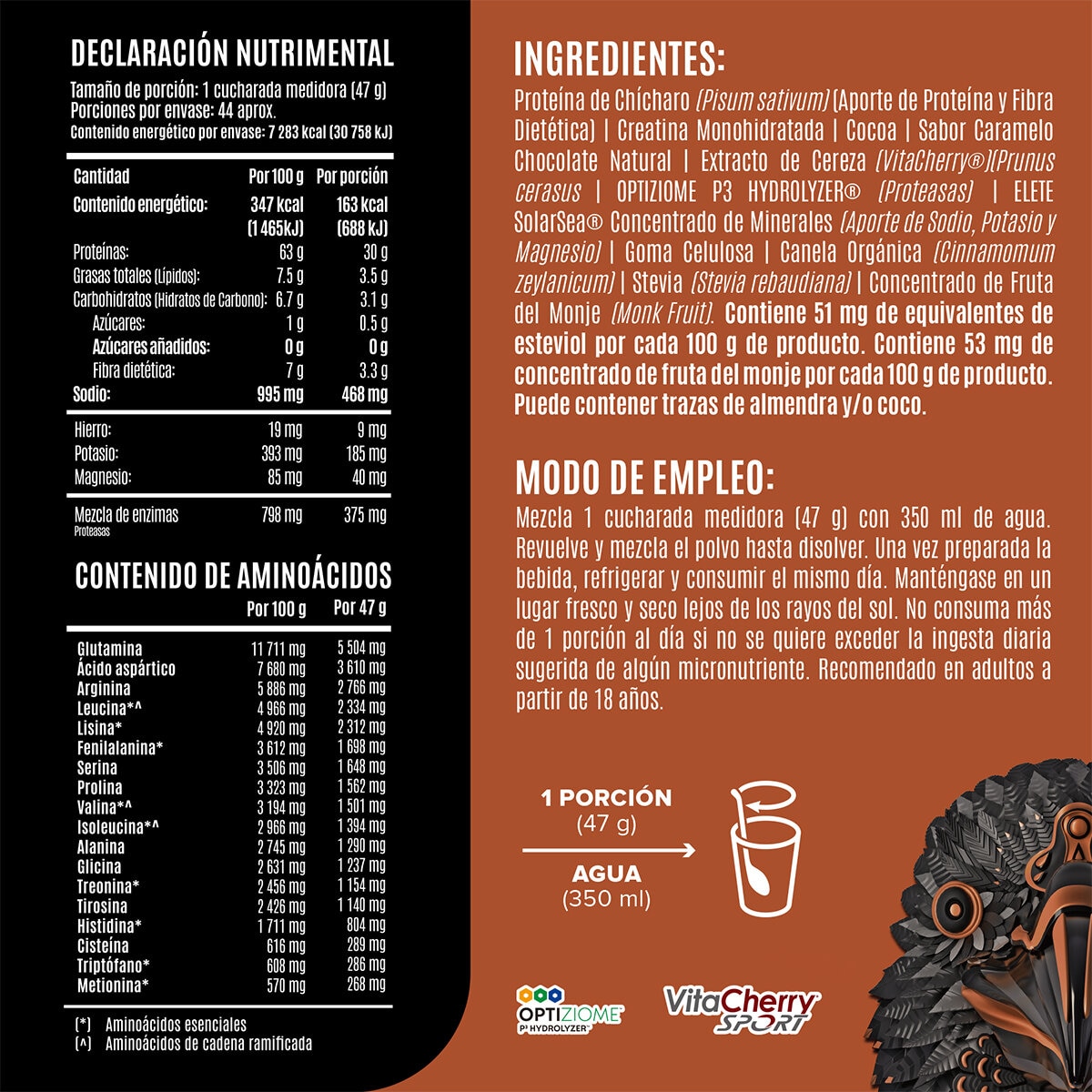 Birdman Falcon Performance Proteína Vegetal Sabor Chocolate 2.1 kg