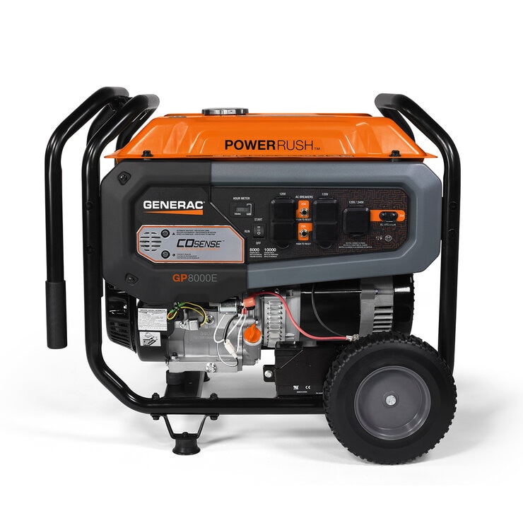 Generac, Generador Portátil Premium GP8000E
