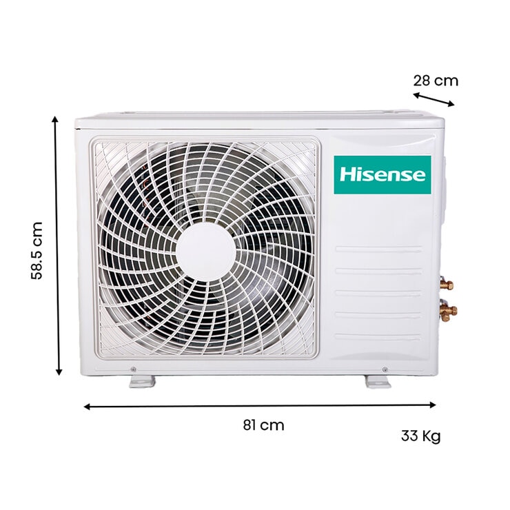 Hisense, Aire Acondicionado Minisplit, Enfriamiento y Calefacción, 12,000 BTU, 220V, Gas R32