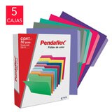 Pendaflex folders tamaño carta colores claros