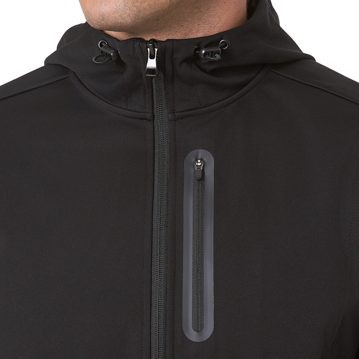 Mondetta Outdoor Project Chamarra para Caballero Negro Grande