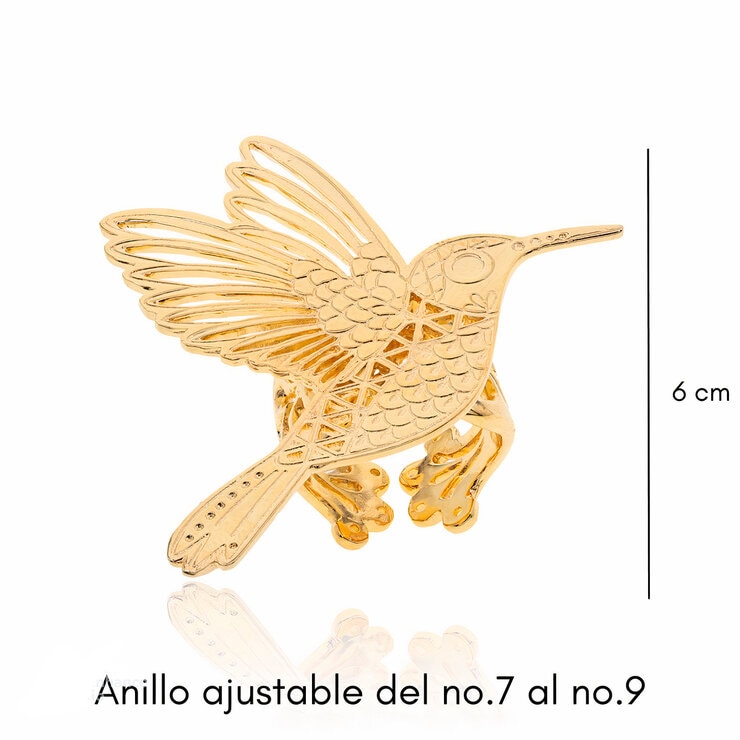 Ablime, Set de Anillo y Pulsera Colibrí
