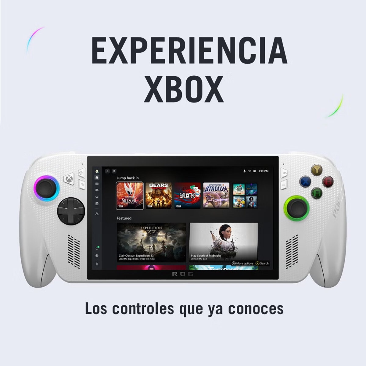 ASUS ROG Xbox Ally Consola Portátil 7" Full HD AMD Ryzen Z2 A 16GB 512TB SSD ASUS ROG Xbox Ally Consola Portátil 7" Full HD AMD Ryzen Z2 A 16GB 512TB SSD