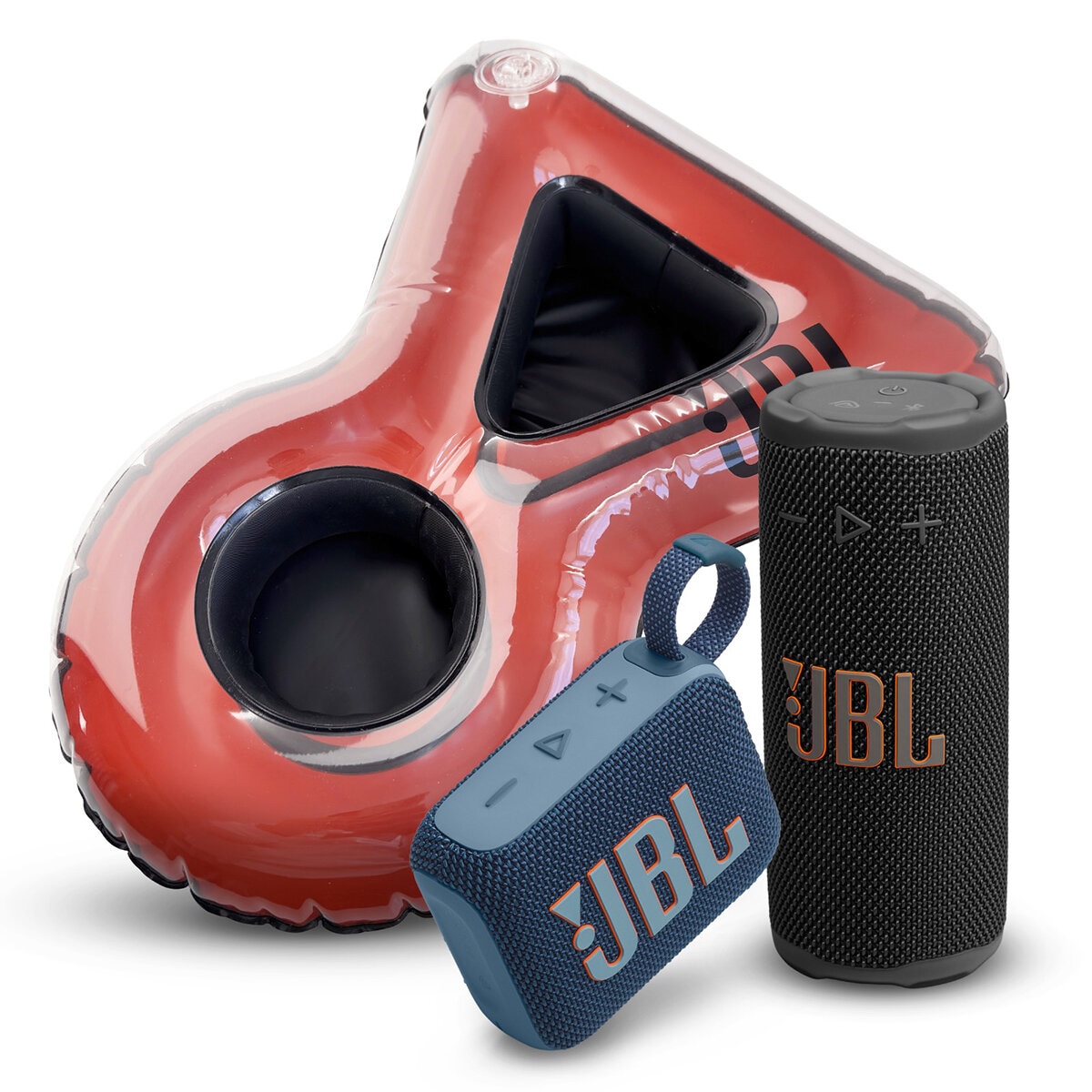 JBL Go 4 + JBL Grip Bocinas Bluetooth + Inflable