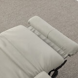 Simon Li Furniture, Sofá Reclinable de Piel con Sistema Eléctrico