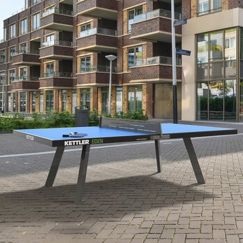 Kettler Mesa De Ping Pong Fija Para Exteriores Eden Azul Kettler Mesa De Ping Pong Fija Para Exteriores Eden Azul