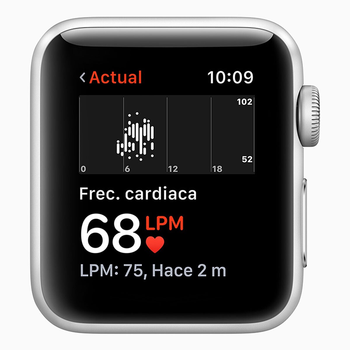 Apple Watch Series 3 (GPS) Caja de Aluminio Plata 38 mm con correa