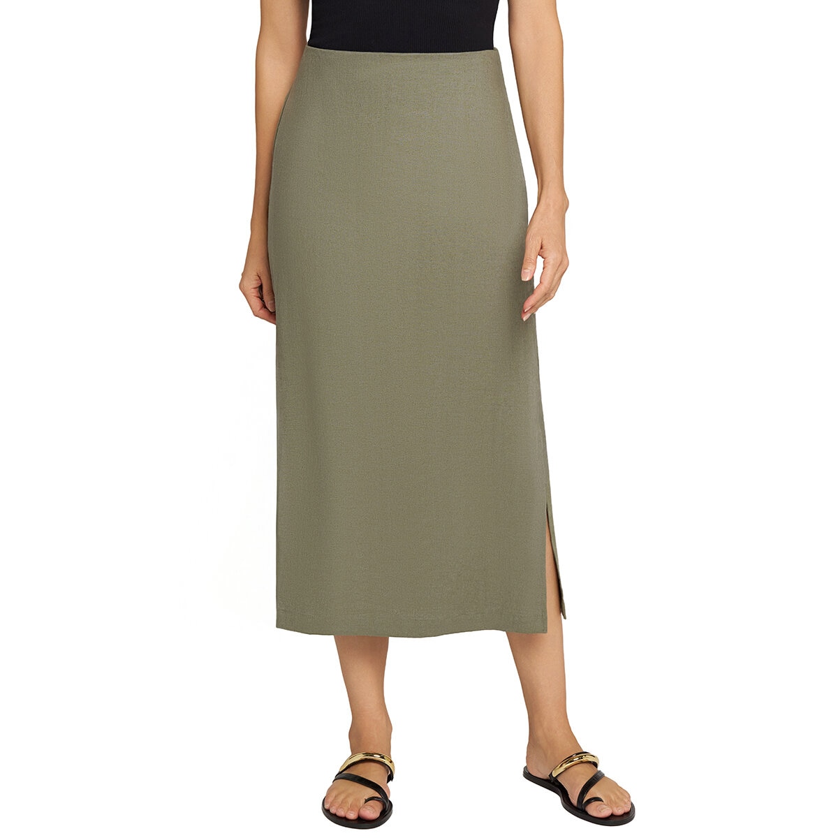 Matty M Falda Tipo Lino para Dama Varias Tallas y Colores Matty M Falda Tipo Lino para Dama Varias Tallas y Colores