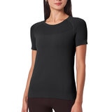 Mondetta Camiseta Deportiva para Dama Negro Extra Grande
