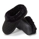Dearfoams Pantufla para Dama Negro Chica (23 cm / 23.5 cm)