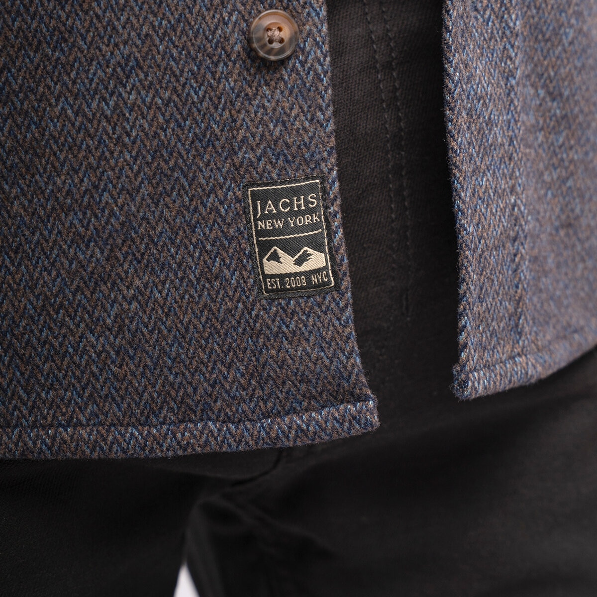 Jachs Camisa para Caballero Azul Mediana