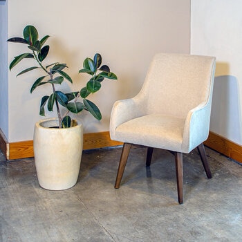 Tamarindo, Sillón de Tela Beige Tamarindo, Sillón de Tela Beige