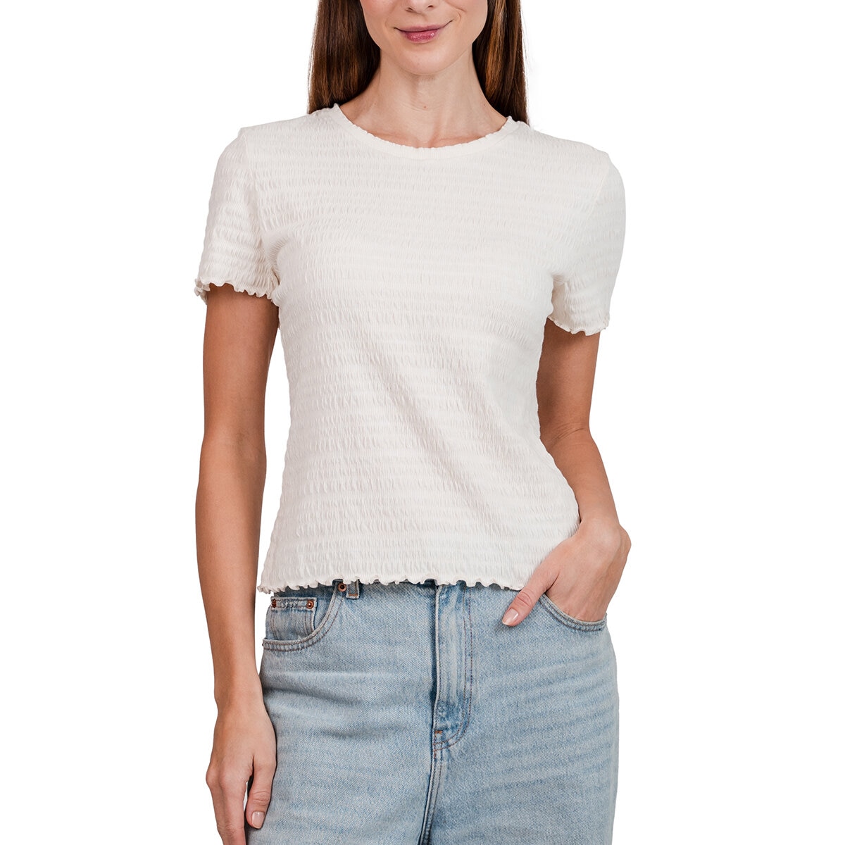 Kersh Blusa para Dama Blanco Mediana