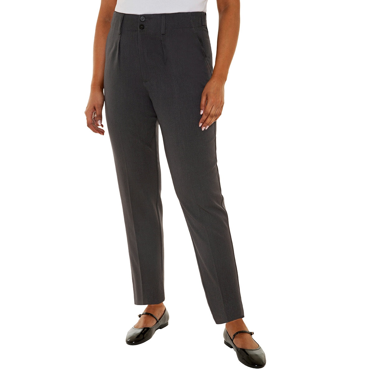 Mario Serrani Italy Pantalón para Dama Gris Extra Chica
