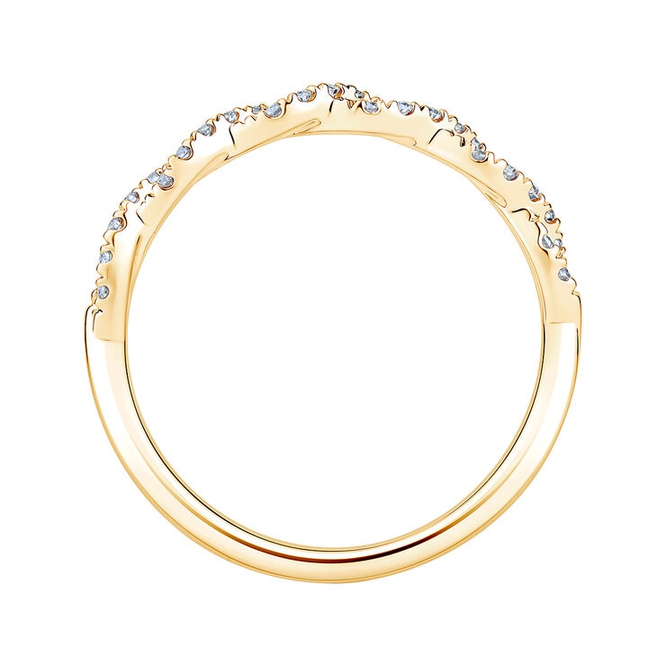 Anillo de Diamantes 0.20ctw, Oro Amarillo 14K