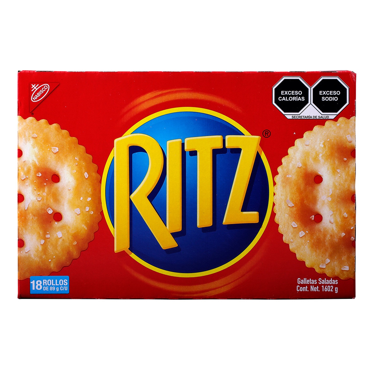 Ritz Galletas Saladas 18 pzas de 89 g