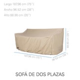 Seasons Sentry funda para sofá de dos plazas