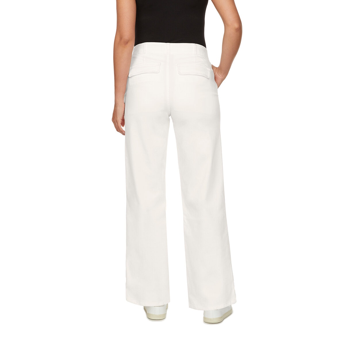 Buffalo David Bitton Pantalones para Dama Blanco 12