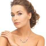 Collar de Perla, Oro Rosa de 14K