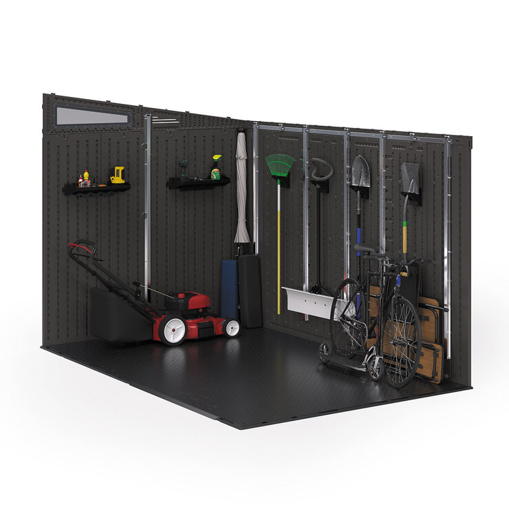 Suncast, Modernist Cobertizo de Almacenamiento de 3m x 2.1m con Puerta Corrediza