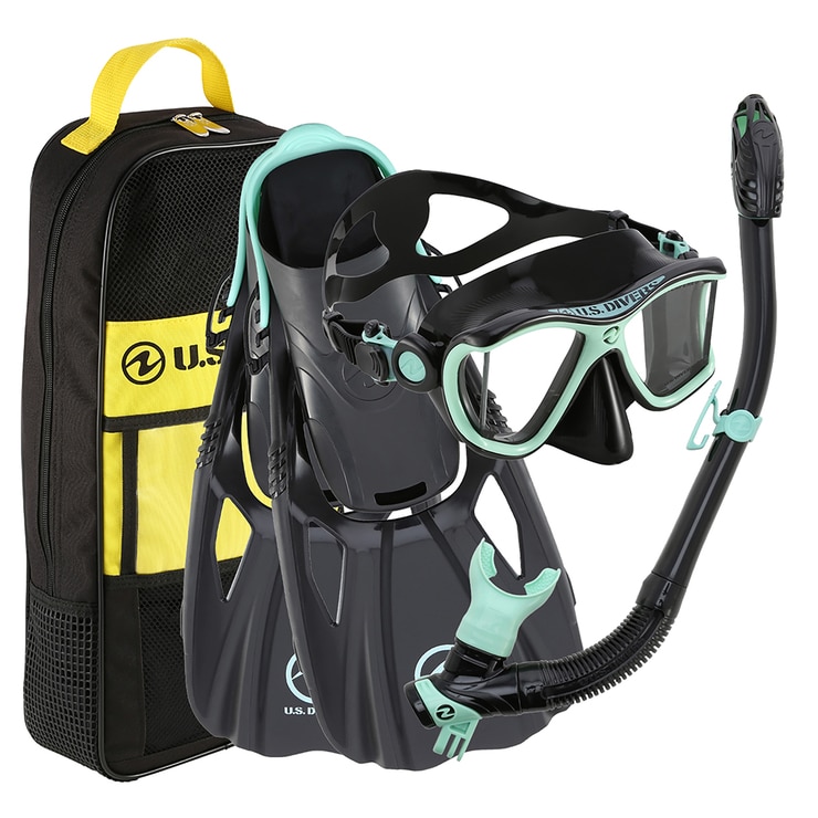US Divers set de snorkel para adulto color verde Costco México