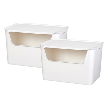 Litem, Set de 2 Cajoneras Extra Grandes con Tapa