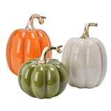 Calabazas Decorativas, Juego de 3 Pzas. Calabazas Decorativas, Juego de 3 Pzas.