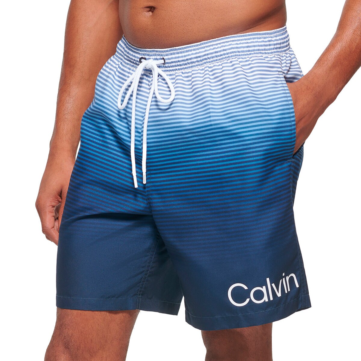 Calvin Klein Traje de baño para Caballero Azul Grande | Costco México