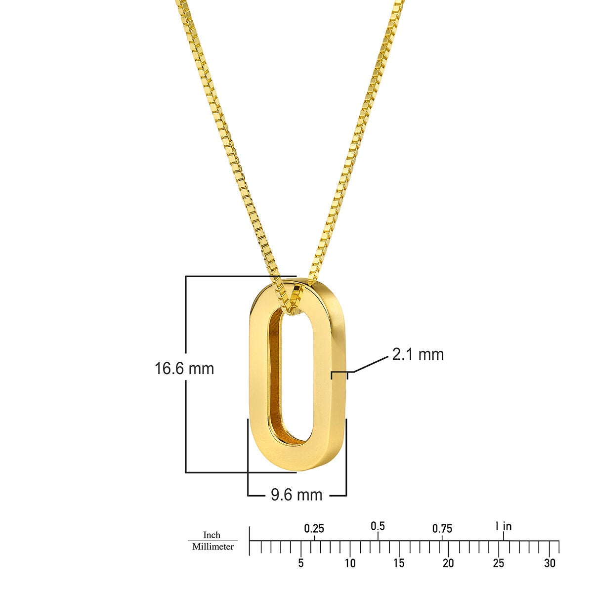 Dije Ovalado, Oro Amarillo de 14K Dije Ovalado, Oro Amarillo de 14K