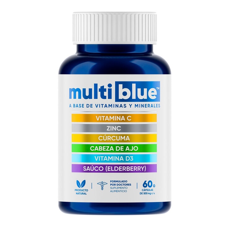 Multiblue Vitamina C 2 frascos de 60 cápsulas
