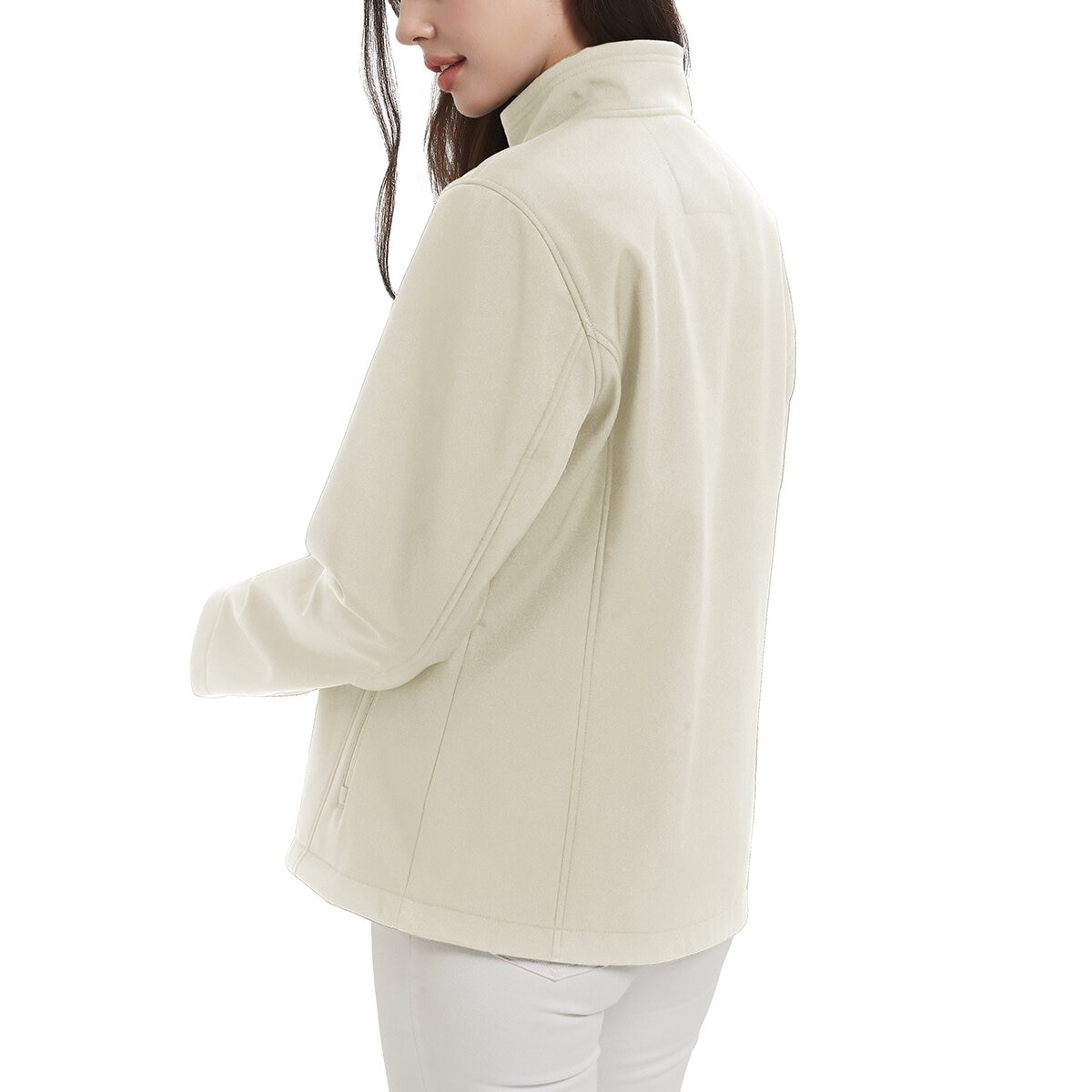 Hawke & Co Chamarra para Dama Crema Extra Grande