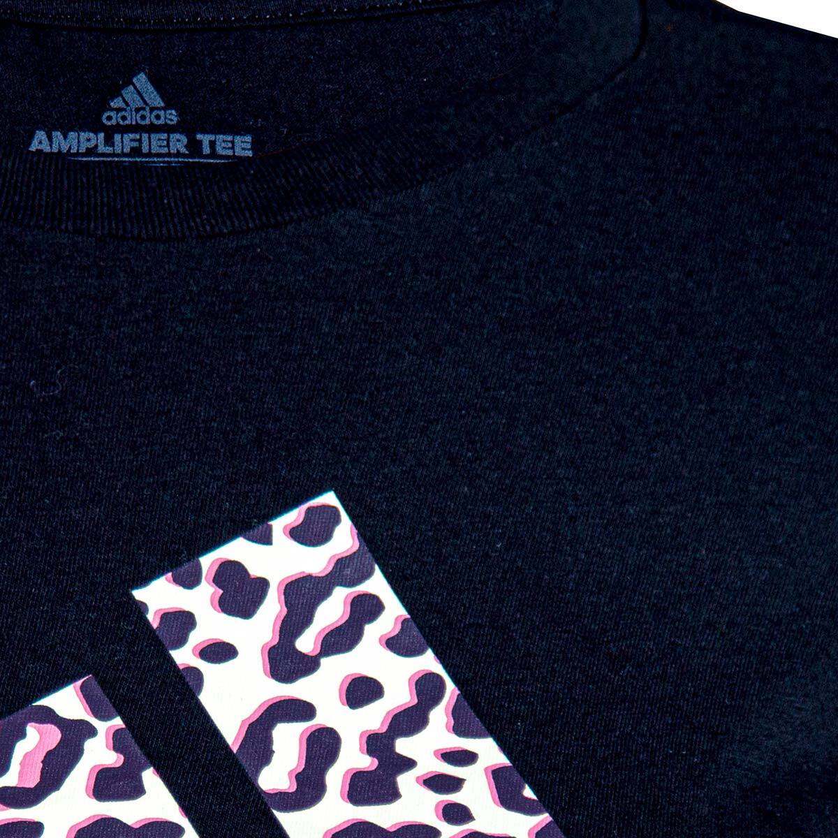 Adidas, Playera Deportiva de Manga Corta para Dama, Negro, Mediana