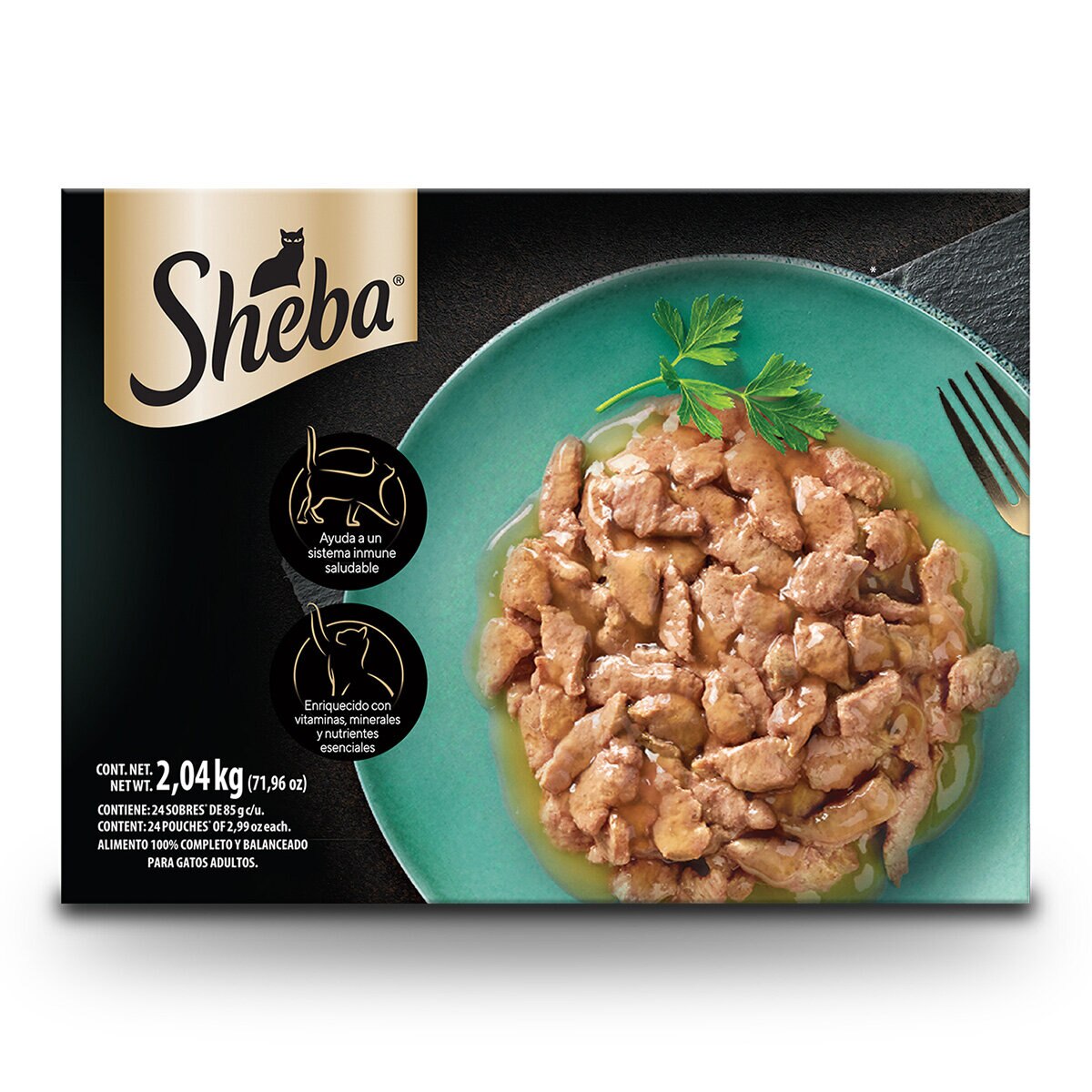 Sheba Alimento Húmedo para Gato Multisabor 24 pzas de 85 gr