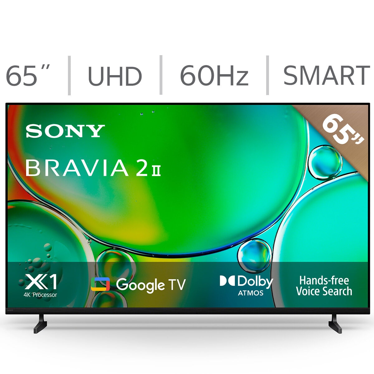 Sony Pantalla 65" BRAVIA II UHD 4K Google TV