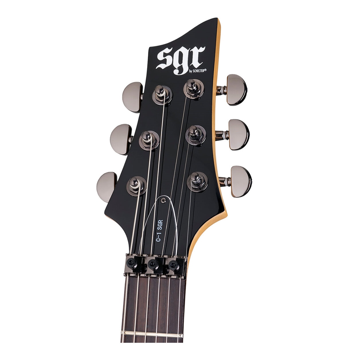 SGR By Schecter Guitarra Eléctrica C-1 FR Negro