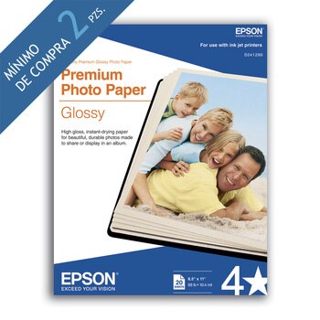 Epson papel fotográfico premium glossy
