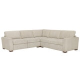 Thomasville, Sofá Seccional de Tela de 3 Piezas con 2 Reposapiés Abatibles Eléctricos Thomasville, Sofá Seccional de Tela de 3 Piezas con 2 Reposapiés Abatibles Eléctricos