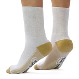 Copper Socks, Calcetines Cortos para Diabéticos (3 Pares) Color Beige Talla M