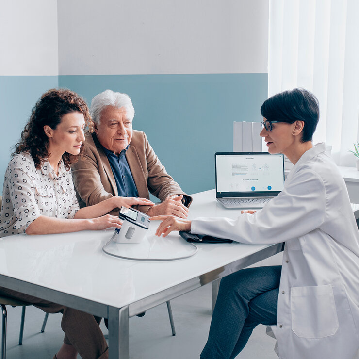 Omron Monitor de presión arterial automático de brazo + ECG HEM-7530T