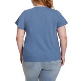 Ella Moss Blusa para Dama Azul Grande