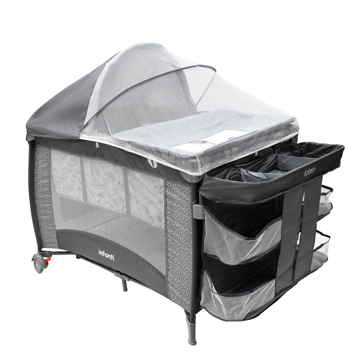 Infanti Idara Fox Cuna de Viaje Gris Costco Mexico
