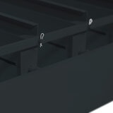 Zhengte, Pérgola de Aluminio de 3m x 6m, Color Negro