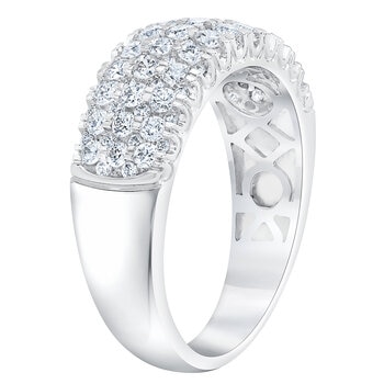 Anillo de Diamantes 1.00ctw, Oro Blanco de 14K