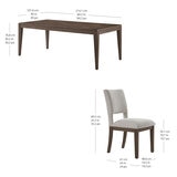 Henredon, Morris Falls, Juego de Comedor 7 piezas