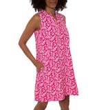 Mario Serrani Italy Vestido para Dama Rosa Extra Grande