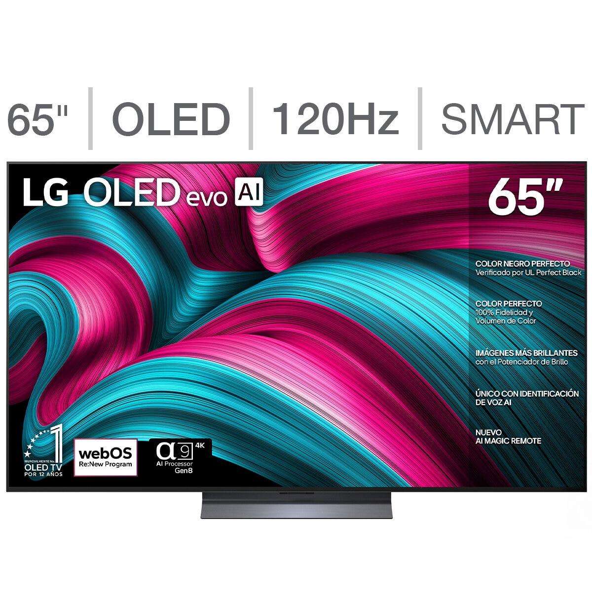 LG Pantalla 65" OLEDevo 4K AI Smart TV