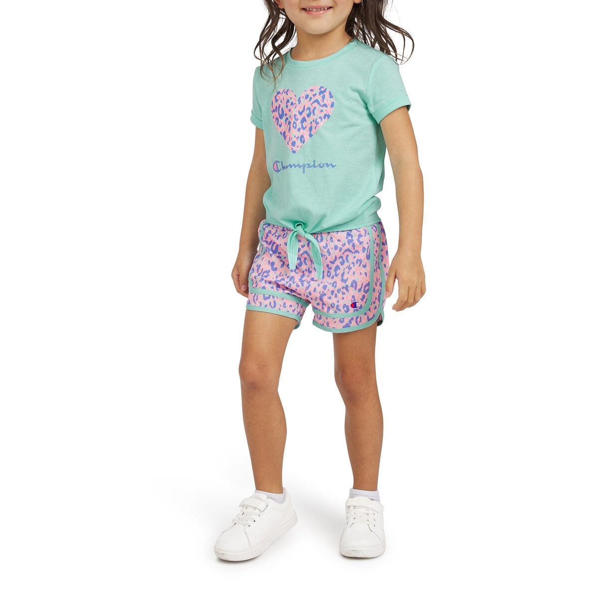 Champion Conjunto de 4 piezas para Niños y Niñas Blanco / Verde 6 Años