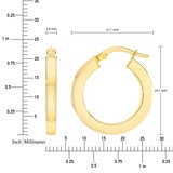 Aretes, Oro Amarillo de 14K Aretes, Oro Amarillo de 14K