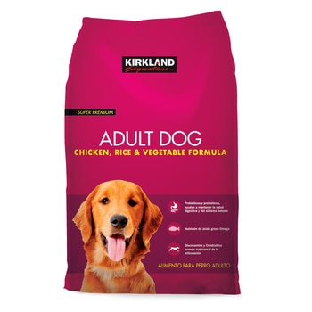 Kirkland Signature Alimento para Perro Adulto sabor Pollo y Arroz 18.1kg